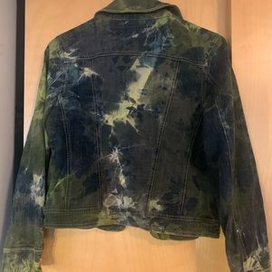 Unique Tie Dye Jean Jacket